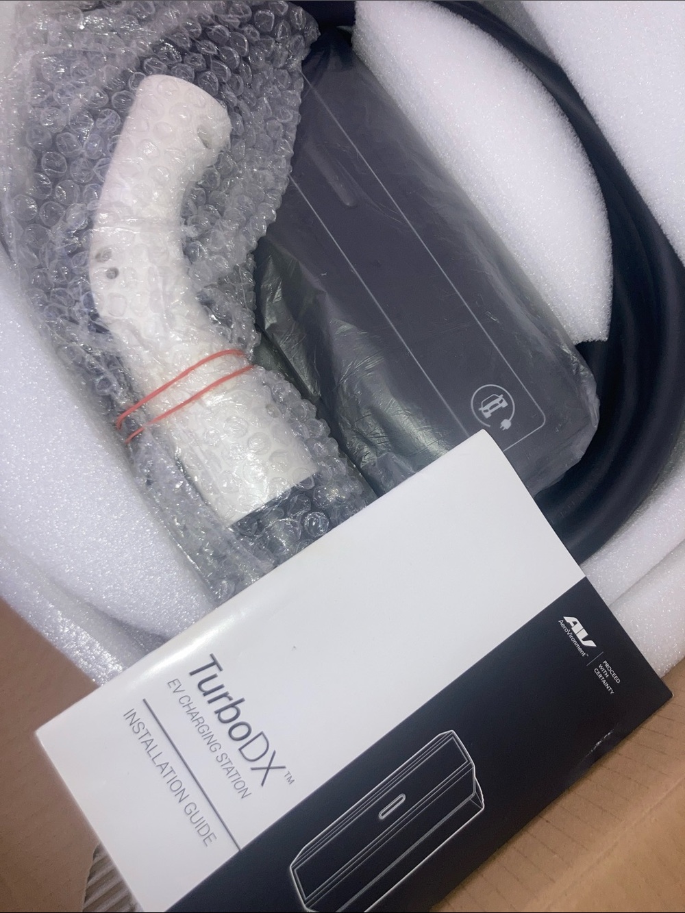 BMW TurboDX EV Charging Station Accessory Kit in Black and White